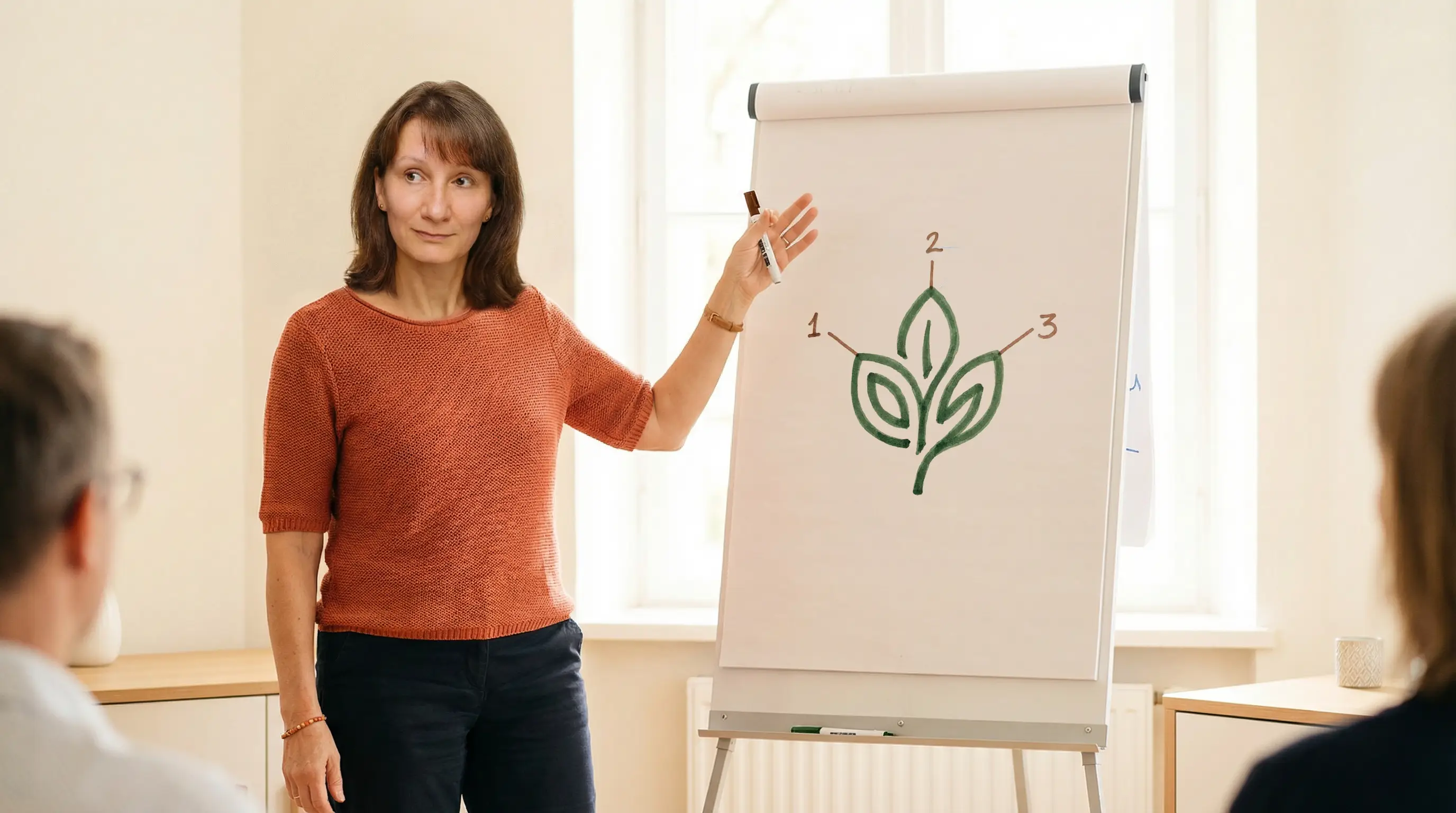 Doris Schröder im Workshop